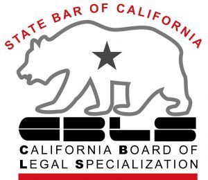 State Bar of California California Board of Legal Specialization badge
