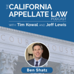 Ben Shatz on the California Academy of Appellate Lawyers 50 Years On